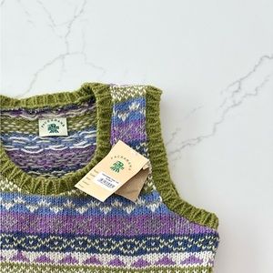 Wool sweater vest